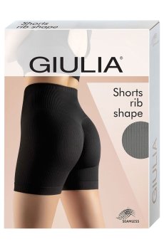 Уценка! Бесшовные шорты женские Giulia Shorts Rib Shape в рубчик, Poppy Seed, размер S/M