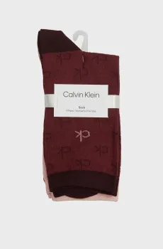 Женские носки (4 пары) CK WOMEN SOCK AO LOGO HOLIDAY PACK Разноцветный ONESIZE Calvin Klein 701229441