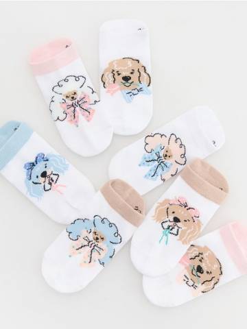 Reserved - GIRLS` SOCKS MULTI - білий - 666EB-00X Reserved - GIRLS` SOCKS MULTI - білий - 666EB-00X