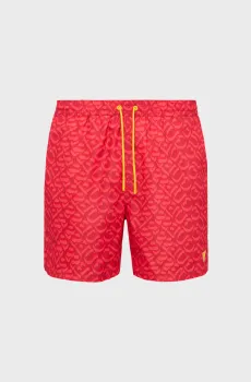 Мужские красные плавательные шорты с узором Красный XL Guess F6GT27.WG2A2;P56N