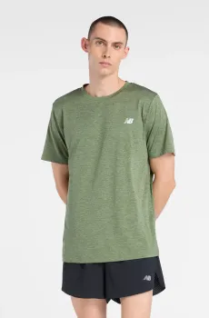 Мужская зеленая футболка Sport Training Зеленый L New Balance MT61T72UAED