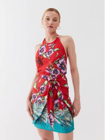 Guess Літня сукня W3YK52 WF1T2 Червоний Slim Fit Guess Літня сукня W3YK52 WF1T2 Червоний Slim Fit