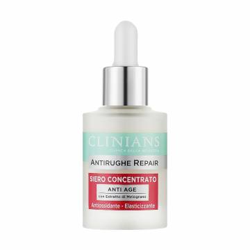 Антивозрастная сыворотка для лица Clinians Antirughe Repair Concentrate Serum с коллагеном и экстрактом граната, 30 мл
