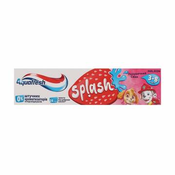 Зубная паста для детей Aquafresh Splash со вкусом клубники и мяты, 50 мл Зубная паста для детей Aquafresh Splash со вкусом клубники и мяты, 50 мл