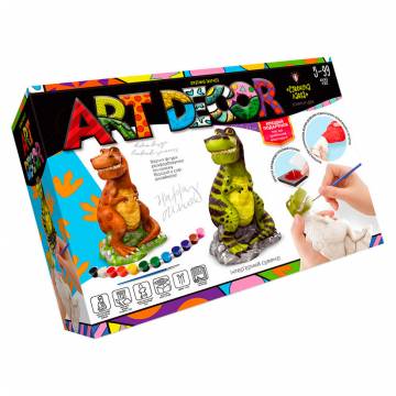 Набір для творчості Danko toys Art decor Розфарбуй фігурку Динозавр (ARTD-01-04U) Набір для творчості Danko toys Art decor Розфарбуй фігурку Динозавр (ARTD-01-04U)