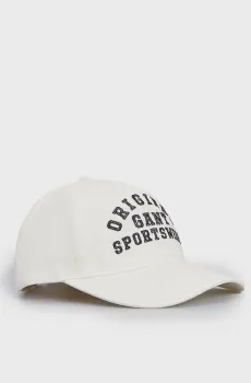 Мужская белая кепка ORIGINAL SPORTSWEAR CAP Белый ONESIZE Gant 9900219