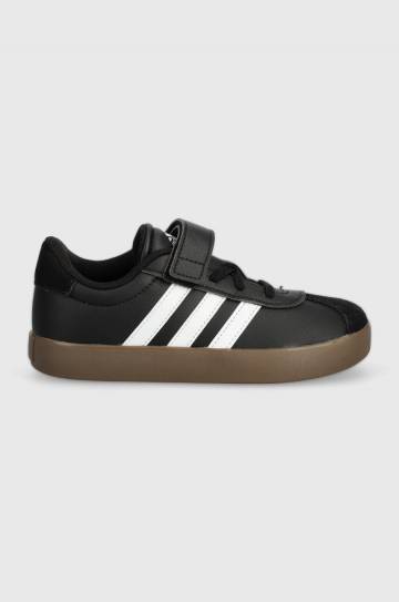 Детские кроссовки adidas VL COURT 3.0 EL C цвет чёрный Детские кроссовки adidas VL COURT 3.0 EL C цвет чёрный