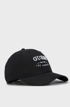 Мужская черная кепка BASEBALL CAP Черный ONESIZE Guess AM5023POL01