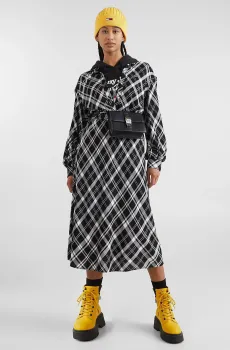 Женское платье в клетку TJW CHECK Разноцветный XS Tommy Jeans DW0DW15017