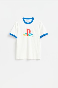 Reserved - Футболка Playstation - кремовий - 494IO-01X