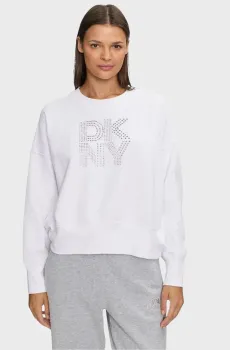 Женский белый свитшот Белый XS DKNY DP4T9968