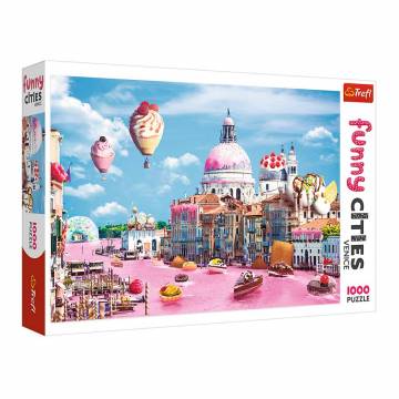 Пазли Trefl Funny Cities Солодощі в Венеції 1000 елементів (10598) Пазли Trefl Funny Cities Солодощі в Венеції 1000 елементів (10598)
