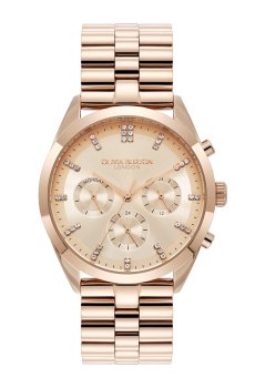 Olivia Burton Women Dial & Stainless Steel Bracelet Style Straps Analogue Watch 24000190