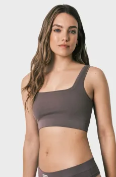 Женский коричневый топ Коричневый S womensecret 5104040