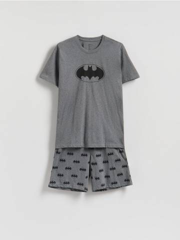 Reserved - Піжамний комплект із двох предметів Batman - темно-сірий - 912ER-90X Reserved - Піжамний комплект із двох предметів Batman - темно-сірий - 912ER-90X