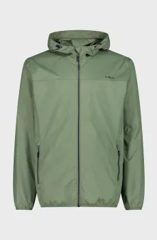 Мужская оливковая ветровка RAIN FIX HOOD Оливковый 48 CMP 32X5807-E452