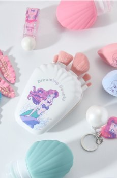 Пензлики для макіяжу, 5 шт. The Little Mermaid - білий