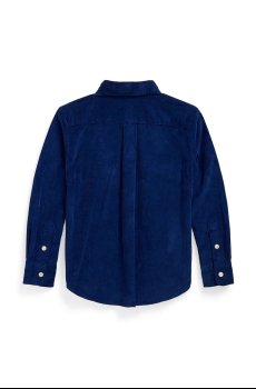 Детская хлопковая рубашка Polo Ralph Lauren