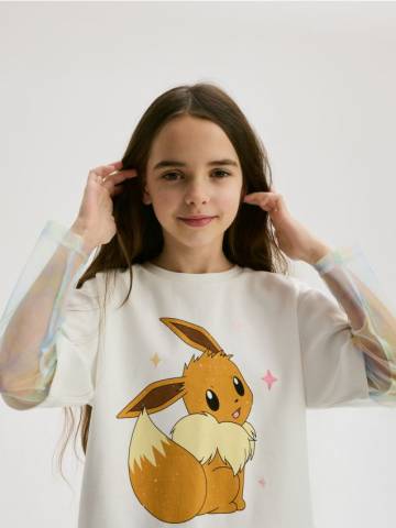 Reserved - GIRLS` BLOUSE - кремовий - 519DB-01X Reserved - GIRLS` BLOUSE - кремовий - 519DB-01X