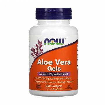 Алоэ вера NOW Foods Aloe Vera Gels, 250 капсул Алоэ вера NOW Foods Aloe Vera Gels, 250 капсул
