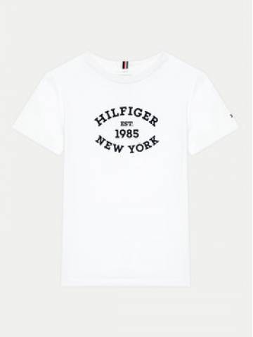 Tommy Hilfiger Футболка Monotype Flock KB0KB08658 Білий Regular Fit Tommy Hilfiger Футболка Monotype Flock KB0KB08658 Білий Regular Fit