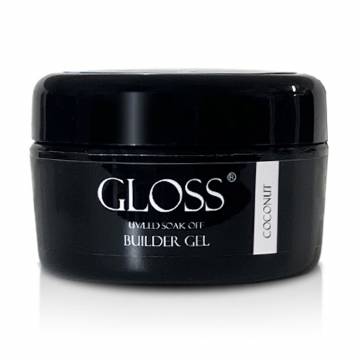 Однофазный гель для ногтей Gloss Builder Gel UV/LED Soak Off, Coconut, 30 мл Однофазный гель для ногтей Gloss Builder Gel UV/LED Soak Off, Coconut, 30 мл
