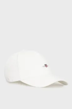 Мужская белая кепка COTTON TWILL CAP Белый ONESIZE Gant 9900001