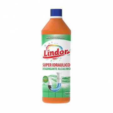 Щелочное супергидравлическое средство Lindor Disgorgante Alcalino для очистки канализации, 1 л Щелочное супергидравлическое средство Lindor Disgorgante Alcalino для очистки канализации, 1 л