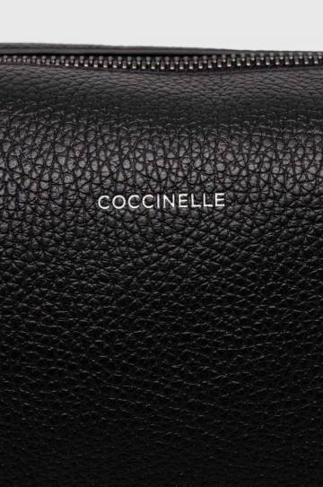 Кожаная косметичка Coccinelle цвет чёрный Кожаная косметичка Coccinelle цвет чёрный