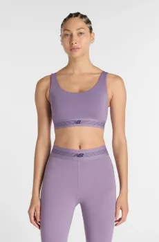 Женский фиолетовый топ AC Train Bra Фиолетовый L New Balance WB61Q0QKAA5