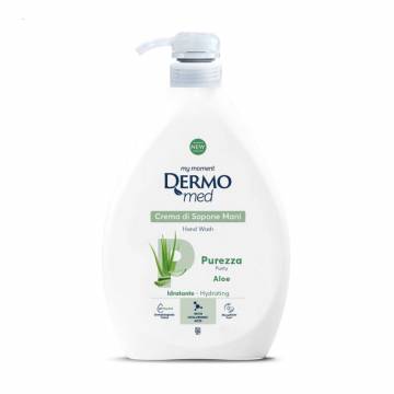 Жидкое крем-мыло для рук DermoMed Purity Aloe Hand Wash Чистота, 1 л Жидкое крем-мыло для рук DermoMed Purity Aloe Hand Wash Чистота, 1 л