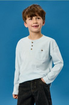 Бавовняна футболка - light blue