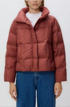 Reserved - Стьобана пухова куртка - пильно-рожевий - 471IA-39X
