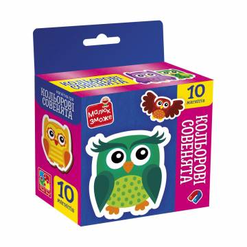 Магнитная игра Vladi Toys Кольорові совенята, 10 магнитов, от 3 лет (VT3106-38) Магнитная игра Vladi Toys Кольорові совенята, 10 магнитов, от 3 лет (VT3106-38)