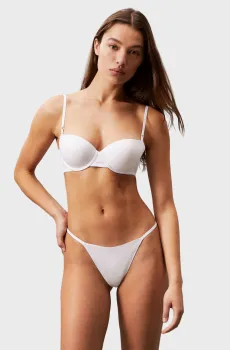 Женский белый бюстгальтер LIGHTLY LINED DEMI Белый 38C Calvin Klein LV00QF8084