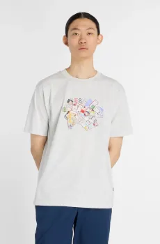 Мужская серая футболка Athletics Ticket Серый S New Balance MT53905AHH