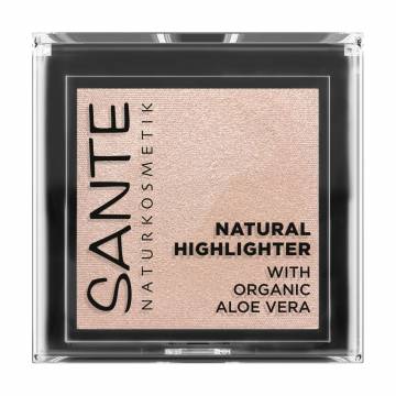 Био-хайлайтер для лица Sante Naturkosmetik With Organic Aloe Vera Natural Highlighter 02 Glowy Rose, 7 г Био-хайлайтер для лица Sante Naturkosmetik With Organic Aloe Vera Natural Highlighter 02 Glowy Rose, 7 г