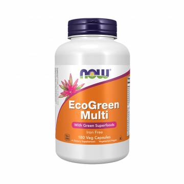 Мультивитамины NOW Foods EcoGreen Multi Iron Free без железа, 180 капсул Мультивитамины NOW Foods EcoGreen Multi Iron Free без железа, 180 капсул