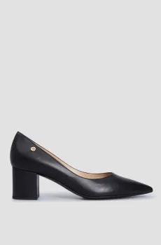 Женские черные кожаные туфли Черный 39 Baldinini D4B030P5VISH;0000