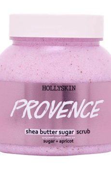 Уценка! Сахарный скраб для тела с маслом ши и перлитом Hollyskin Provence, 300 мл