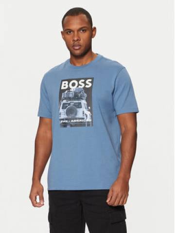 BOSS Футболка Te_Mextour 50535079 Голубий Regular Fit BOSS Футболка Te_Mextour 50535079 Голубий Regular Fit