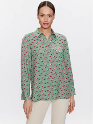 United Colors Of Benetton Сорочка 5T17DQ02Y Зелений Relaxed Fit United Colors Of Benetton Сорочка 5T17DQ02Y Зелений Relaxed Fit