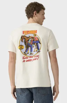 Мужская бежевая футболка Бежевый M Levi’s® 16143;2372