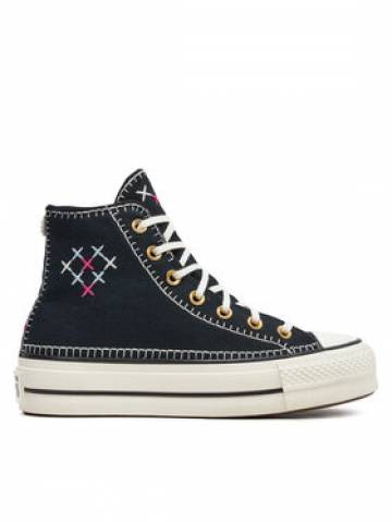 Converse Кеди Chuck Taylor All Star Lift Crafted Stitching Platform A08731C Чорний Converse Кеди Chuck Taylor All Star Lift Crafted Stitching Platform A08731C Чорний