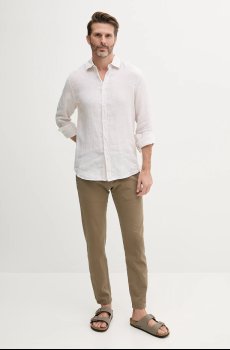 Льняная рубашка United Colors of Benetton