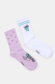 Шкарпетки, 2 пари Lilo & Stitch - різнобарвний