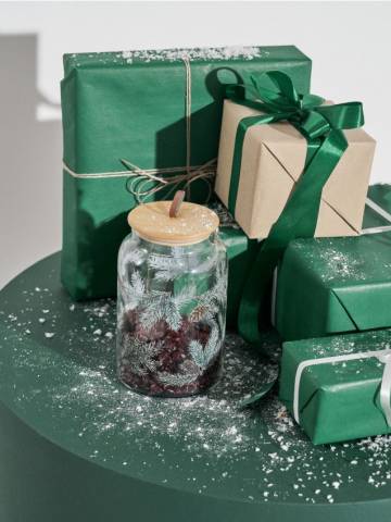 Банка з Кришкою - білий