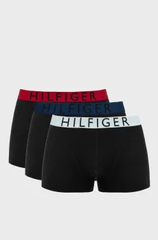 Мужские черные боксеры (3 шт) Черный S Tommy Hilfiger UM0UM03465