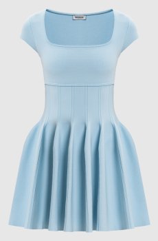 Голубое платье мини Gallagher