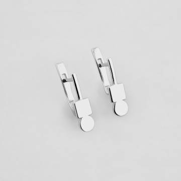 Серебряные серьги Minimal МН-31 с Серебряные серьги Minimal МН-31 с